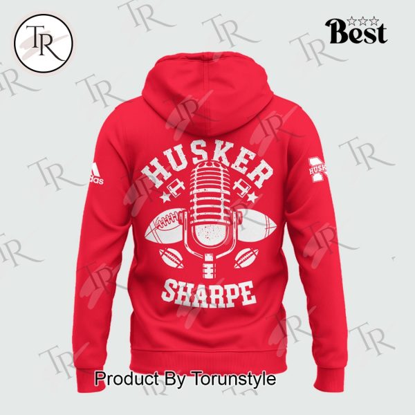 Greg Sharpe 1963-2025 “Voice of the Huskers” Honoring The Legend Limited Edition Hoodie