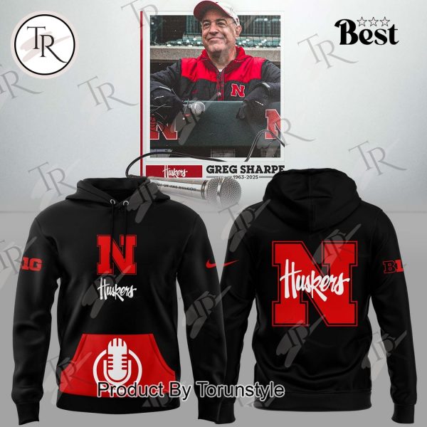 Greg Sharpe 2025 Voice of the Huskers “RIP” Limited Edition Hoodie