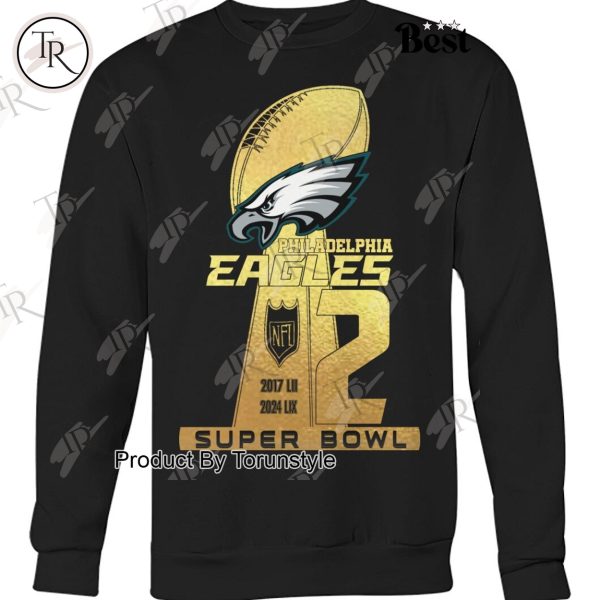 Philadelphia Eagles 2 Super Bowl T-Shirt