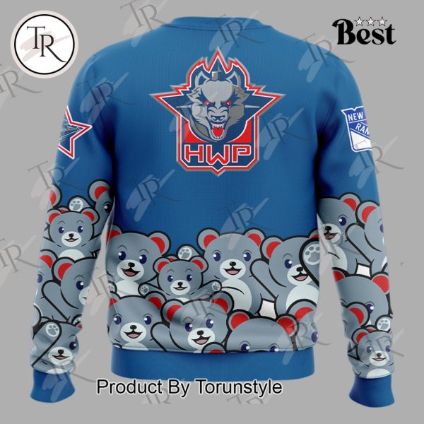 Hartford Wolf Pack Teddy Bear Toss 2025 Limited Edition Hoodie – Blue