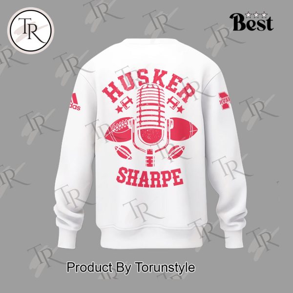 Honoring The Legend Greg Sharpe 1963-2025 “Voice of the Huskers” New Edition Hoodie