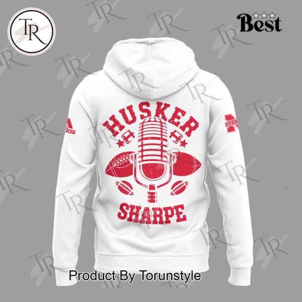 Honoring The Legend Greg Sharpe 1963-2025 “Voice of the Huskers” New Edition Hoodie