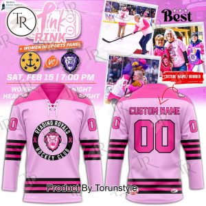 Reading Royals Mickey And Friends 2025 Custom Name Hockey Jersey