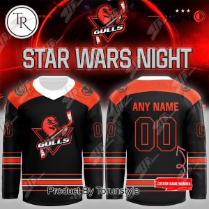 San Diego Gulls Star Wars Night 2025 Custom Name Limited Edition Hockey Jersey