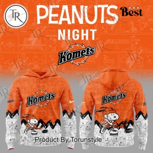 Fort Wayne Komets Peanuts Night 2025 75th Anniversary Hockey Jersey