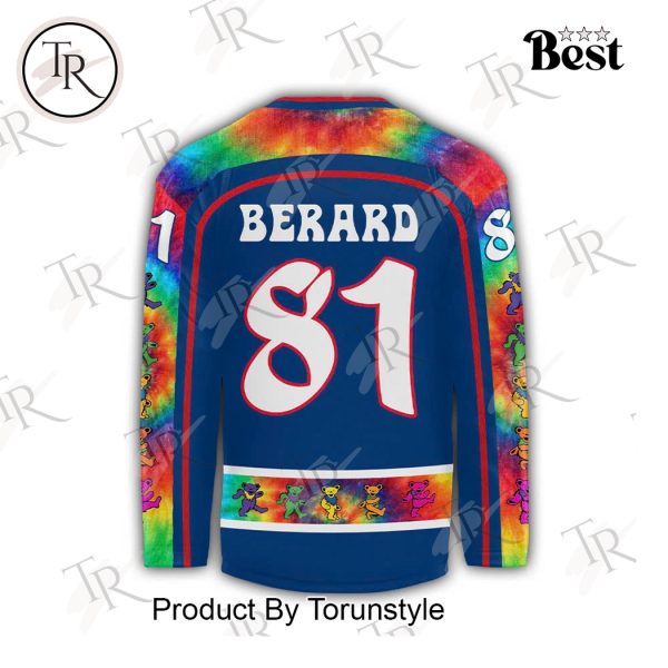 Kalamazoo Wings 2025 Grateful Dead Limited Edition Hockey Jersey