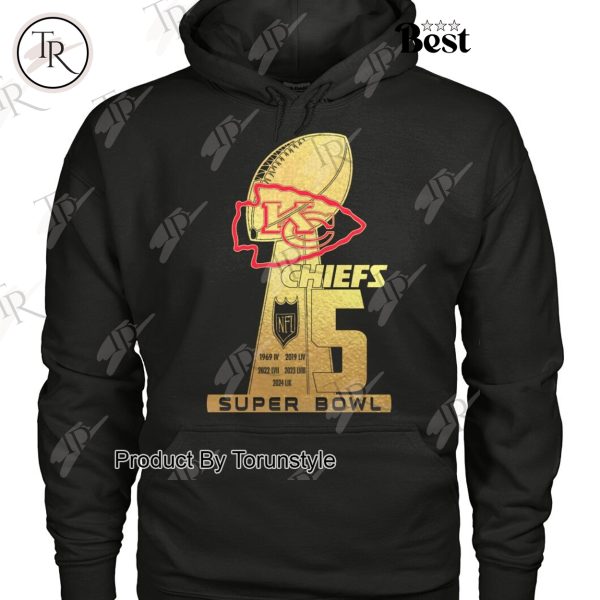 Kansas City Chiefs 5 Super Bowl T-Shirt