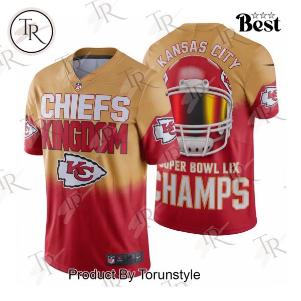 Kansas City Chiefs Kingdom Super Bowl Champs 2025 Football Jersey