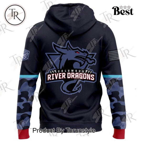 Columbus River Dragons Military Night Limited Edition Hoodie