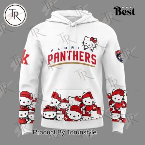 2025 Florida Panthers Hello Kitty Night New Edition Hoodie