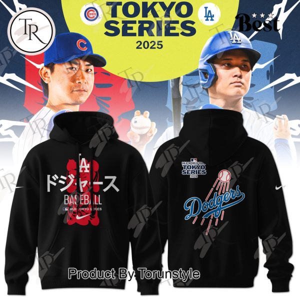 Los Angeles Dodgers MLB World Tour Tokyo Series 2025 Limited Edition Hoodie – Black