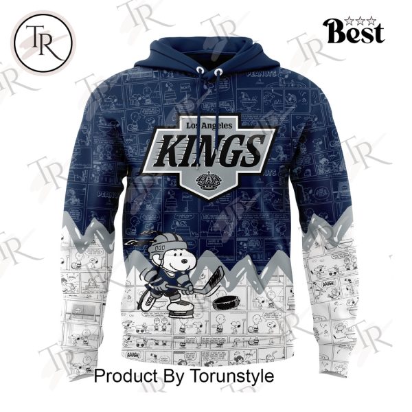 Los Angeles Kings Peanuts Night 75th Anniversary Hoodie – Blue