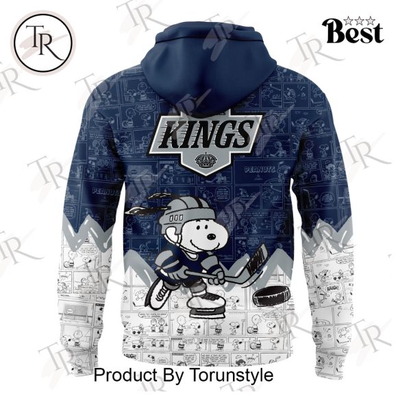 Los Angeles Kings Peanuts Night 75th Anniversary Hoodie – Blue