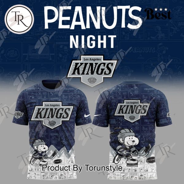 Los Angeles Kings Peanuts Night 75th Anniversary Hoodie – Blue