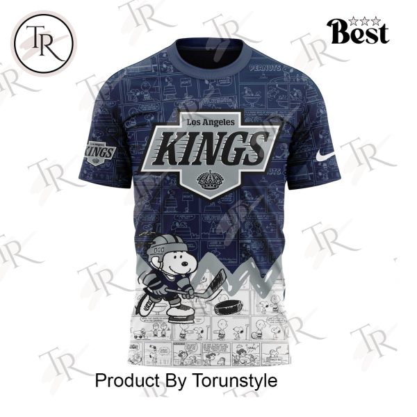 Los Angeles Kings Peanuts Night 75th Anniversary Hoodie – Blue