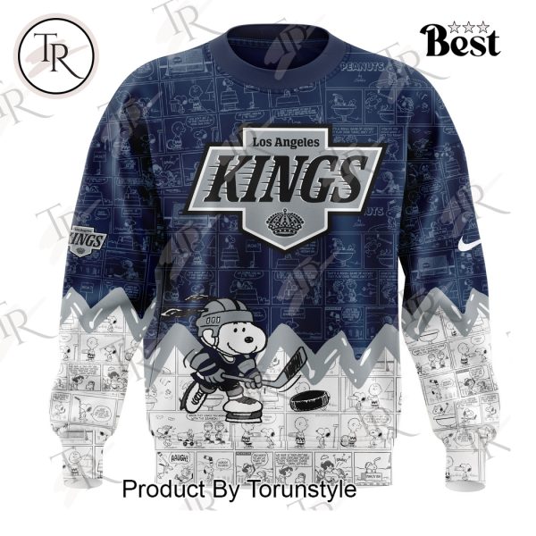 Los Angeles Kings Peanuts Night 75th Anniversary Hoodie – Blue