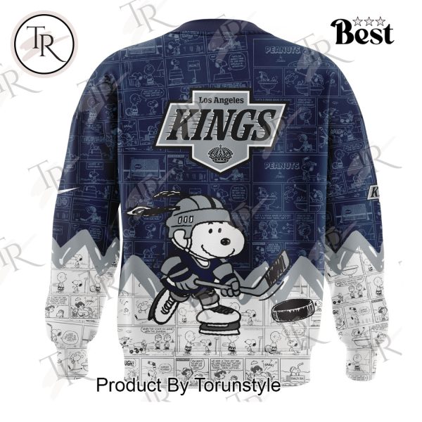 Los Angeles Kings Peanuts Night 75th Anniversary Hoodie – Blue