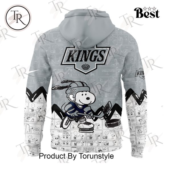 Los Angeles Kings Peanuts Night 75th Anniversary Hoodie – Grey