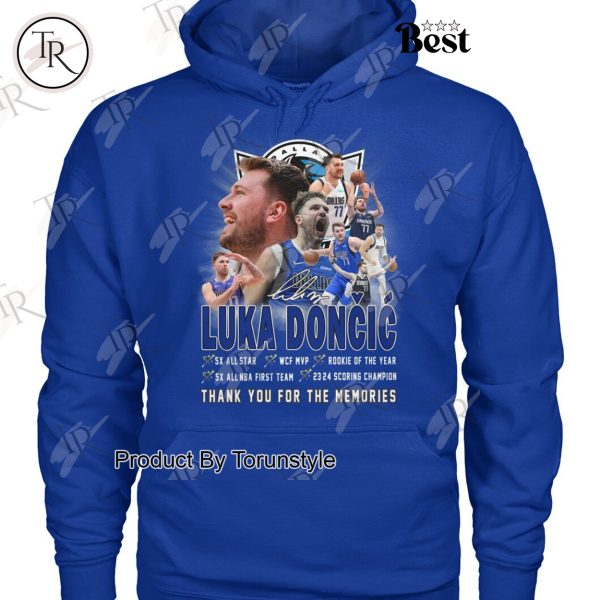 Luka Dončić Thank You For The Memories T-Shirt