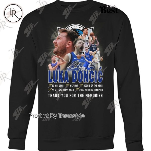 Luka Dončić Thank You For The Memories T-Shirt