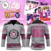 Reading Royals Pink In The Rink “Women In Sports Panel” Custom Name Hockey Jersey – Pink