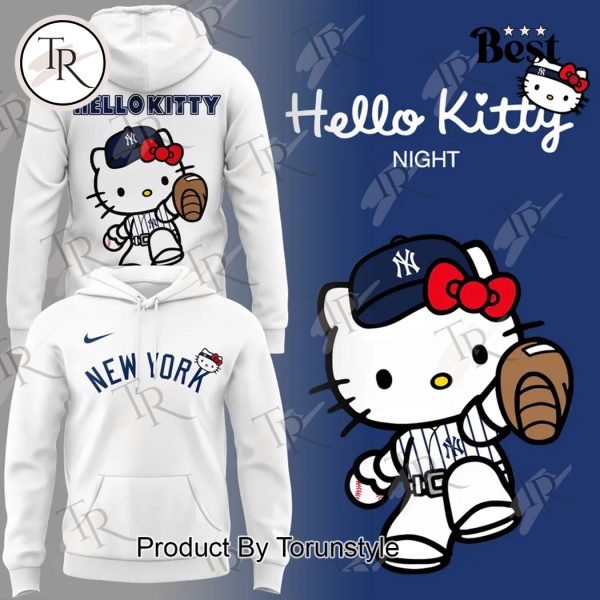 New York Yankees 2025 Hello Kitty Night Hoodie