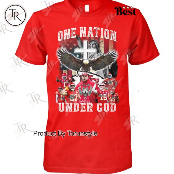 Kansas City Chiefs One Nation Under God New Edition T-Shirt