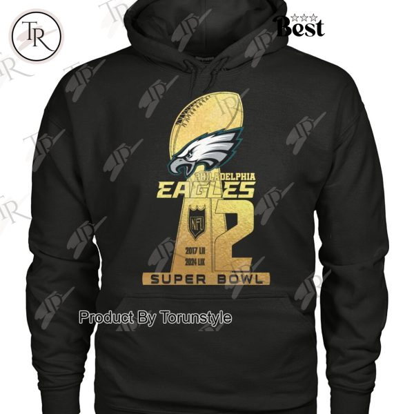 Philadelphia Eagles 2 Super Bowl T-Shirt