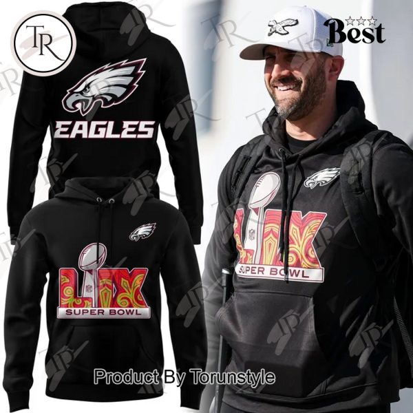 Philadelphia Eagles LIX Super Bowl 2025 New Design Hoodie