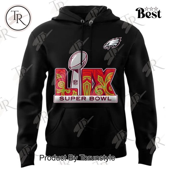 Philadelphia Eagles LIX Super Bowl 2025 New Design Hoodie