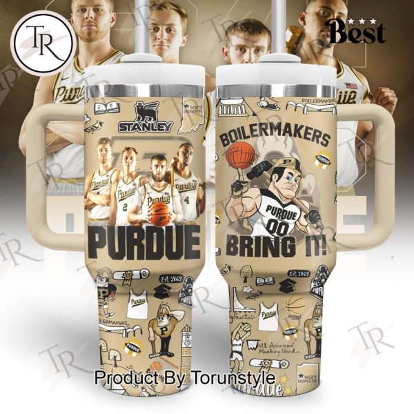 Purdue Boilermakers Men’s Basketball “Bring It!” 40oz Tumbler