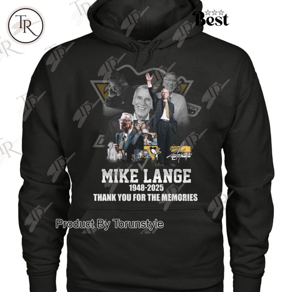 Mike Lange x Pittsburgh Penguins 1948-2025 Thank You For The Memories T-Shirt