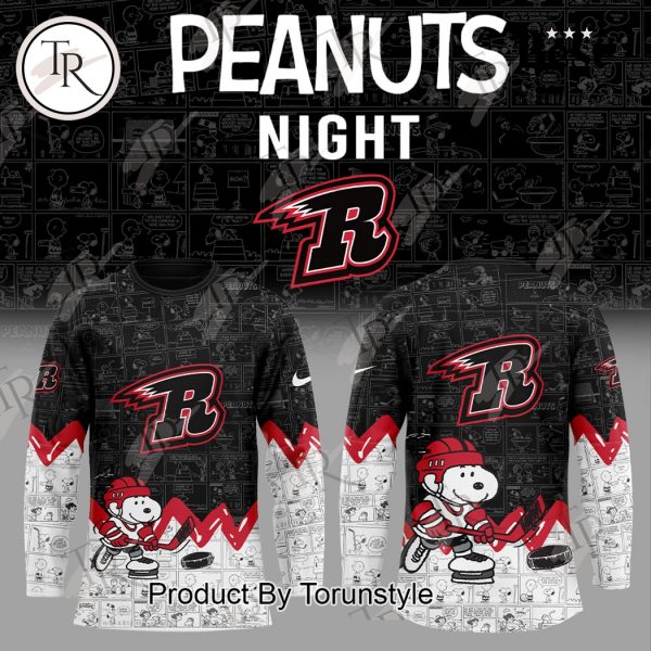 Rapid City Rush Peanuts Night 75th Anniversary Hockey Jersey