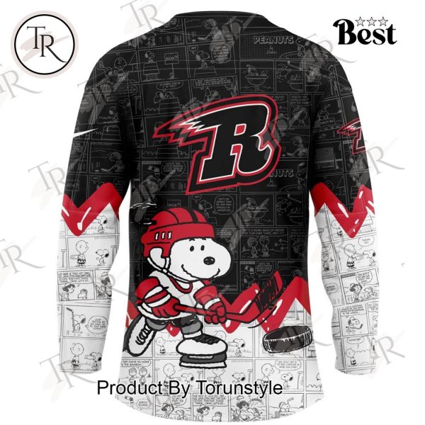 Rapid City Rush Peanuts Night 75th Anniversary Hockey Jersey