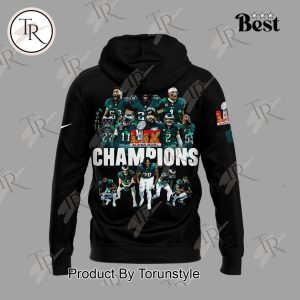 Super Bowl Champions 2025 LIX Philadelphia Eagles Special Edition Hoodie – Black