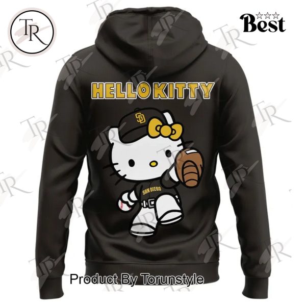 San Diego Padres 2025 Hello Kitty Night Hoodie