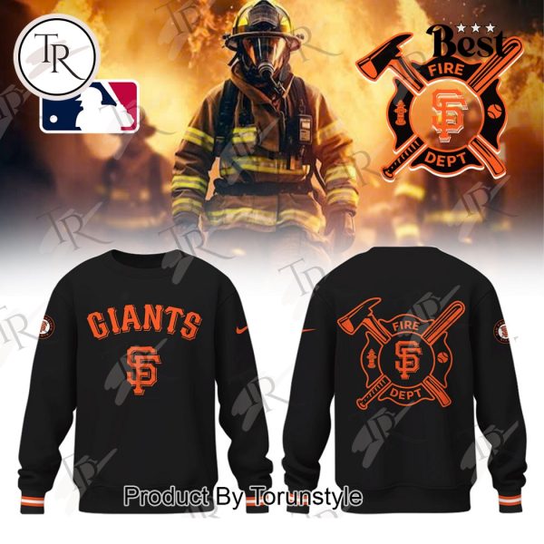 San Francisco Giants Firefighter Appreciation Night 2025 Limited Edition Hoodie