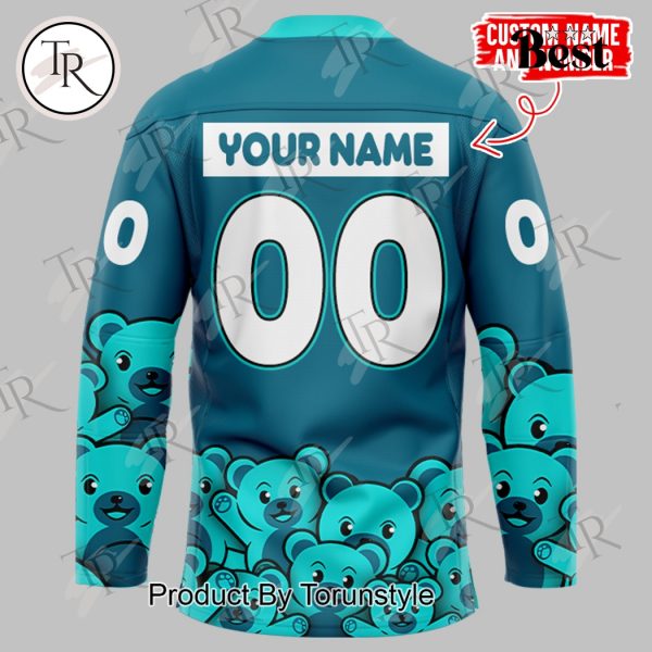 San Jose Barracuda Limited Edition 2025 Custom Name Hockey Jersey