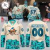 San Jose Barracuda Limited Edition 2025 Custom Name Hockey Jersey