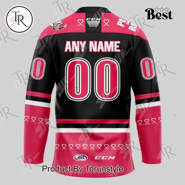 San Jose Barracuda “Pink In The Rink” Custom Name Hockey Jersey