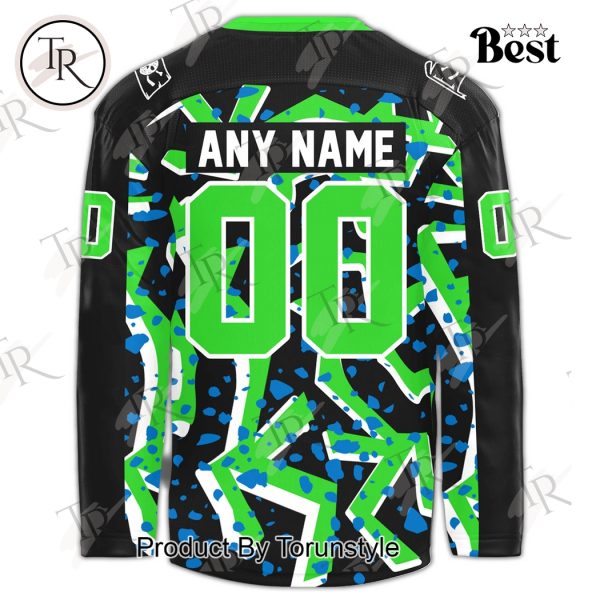 Savannah Ghost Pirates Our Retro Night 2025 Custom Name Hockey Jersey