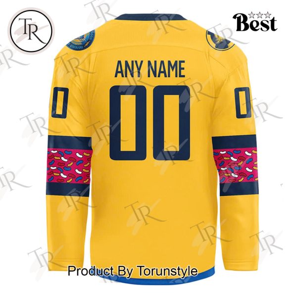 Springfield Thunderbirds “Sold Out!” Ice-O-Topes Bruins Saturday 2025 Hockey Jersey