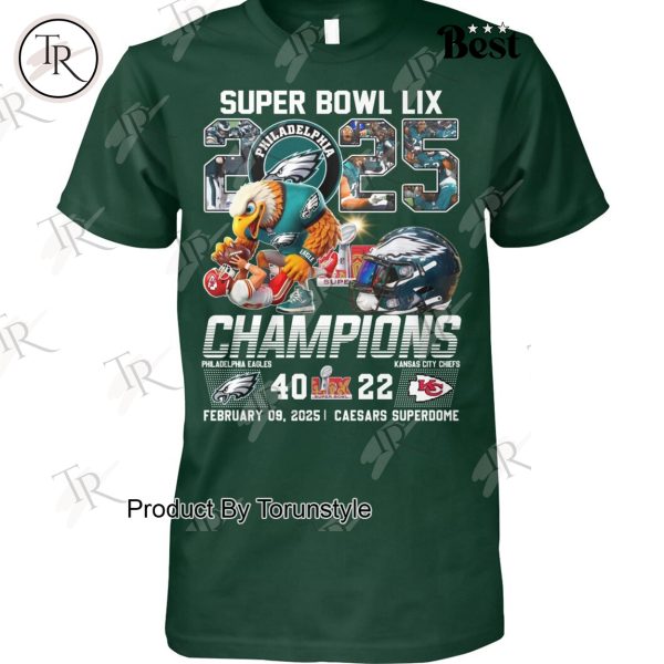 Super Bowl LIX 2025 Champions Philadelphia Eagles Fe 09, 2025 Limited Design T-Shirt