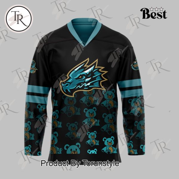 Tahoe Knight Monsters 2025 Teddy Bear Toss Custom Name Limited Edition Hockey Jersey