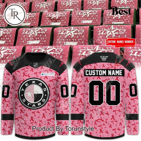 Texas Stars Breast Cancer Awareness Month Limited Edition Hockey Jersey