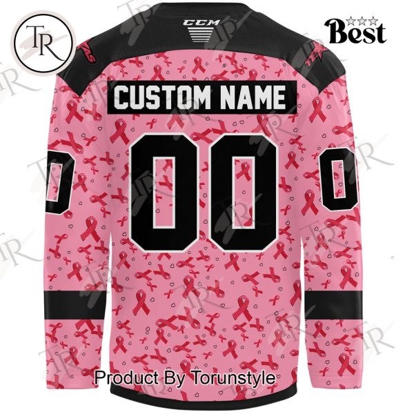 Texas Stars Breast Cancer Awareness Month Limited Edition Hockey Jersey