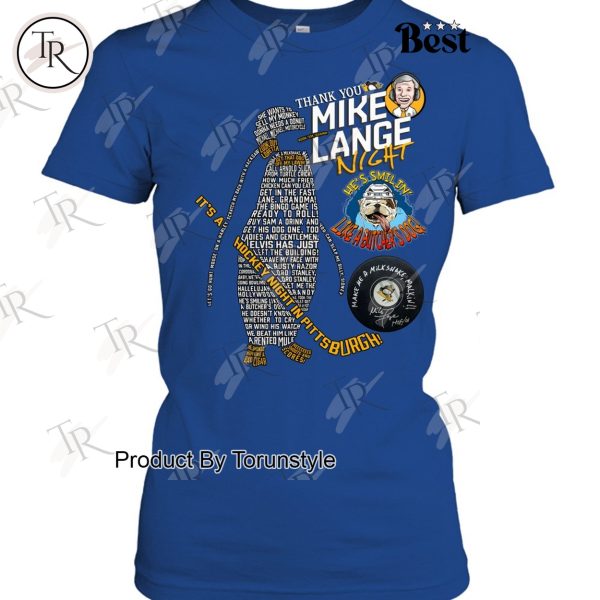 Thank You Mike Lange Night x Pittsburgh Penguins 2025 Limited Edition T-Shirt