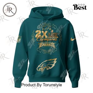 2024-2025 2X LIX Super Bowl Champions Philadelphia Eagles Limited Edition Hoodie