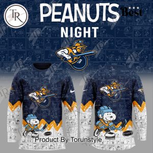 Atlanta Gladiators Peanuts Night 75th Anniversary Hockey Jersey