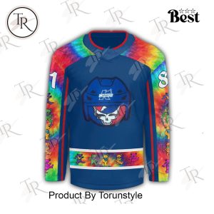 Kalamazoo Wings 2025 Grateful Dead Limited Edition Hockey Jersey